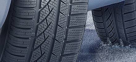 スタッドレスタイヤ断面